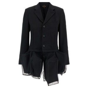 Comme Des Garçons Tailored Geometric Hem Blazer - NWT